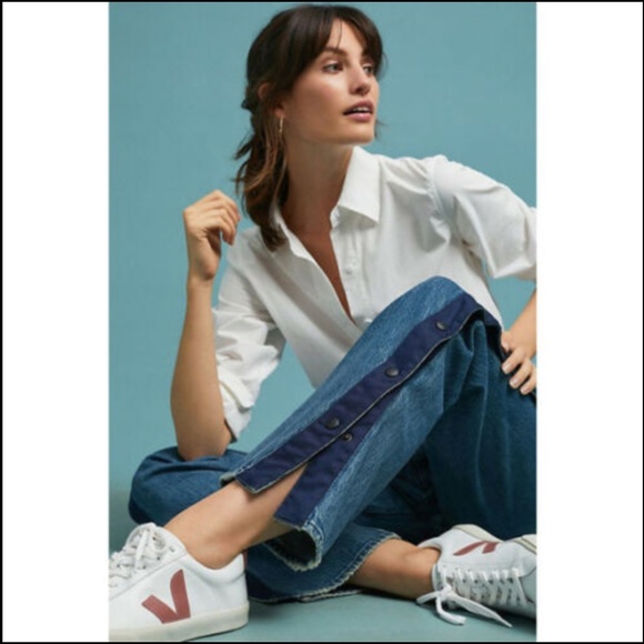 3x1 Denim - New 3x1 NYC Joy Snap Away Trouser/Wide Leg Jeans